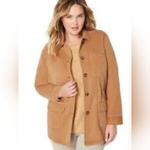 J. Jill Light Weight Barn Jacket SIZW XS Runs Large